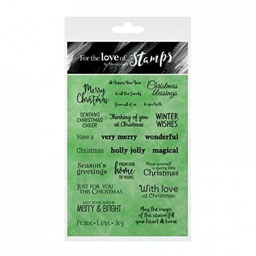For the Love of Stamps - The Christmas Inserts Collection - Sentiments - hanrattycraftsgifts.co.uk