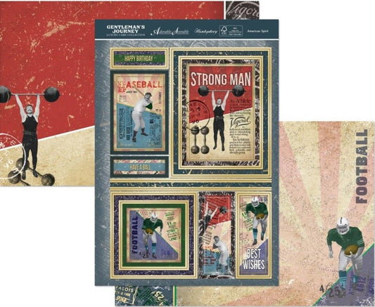 Gentleman'S Journey A4 Topper Set American Spirit - hanrattycraftsgifts.co.uk