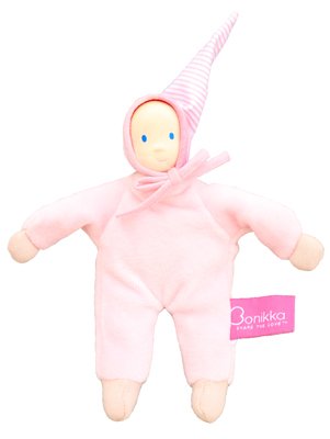 Imajo  Bonikka  Seraphina Baby Pink Stripe - 19cm - hanrattycraftsgifts.co.uk
