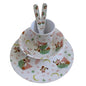 Childrens Melamine Dinner Set. Powell Craft Owl and Pussycat Kids Gift Set - hanrattycraftsgifts.co.uk
