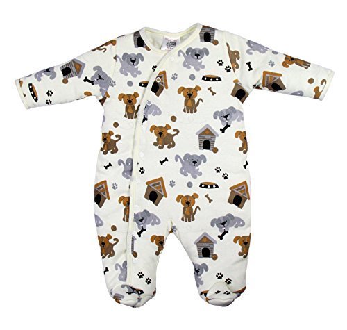 BABYTOWN Baby Girls Boys Padded Pramsuit Sleepsuit Coat Printed r Dog - hanrattycraftsgifts.co.uk