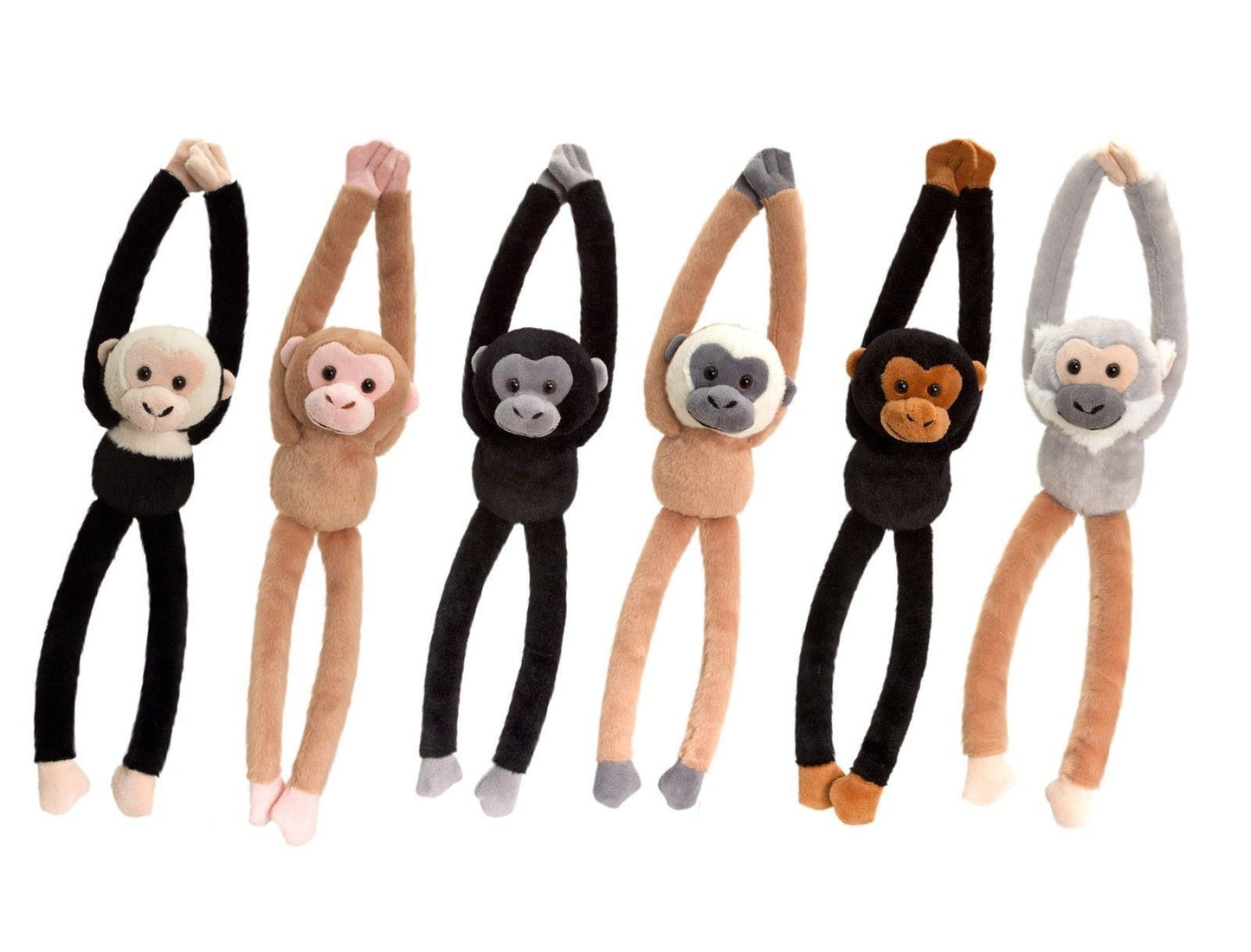 Keel Toys chattering   Hanging Monkey With Sound 46cm 6 Designs one supplied - hanrattycraftsgifts.co.uk