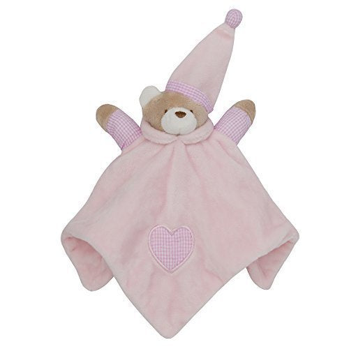 Babytown Baby Boys and Girls Quick-Drying Teddy Bear Comforter  pink - hanrattycraftsgifts.co.uk