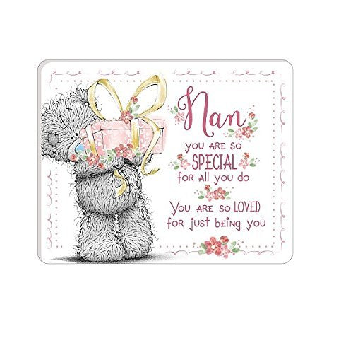 Special Nan Me to You Bear Plaque - hanrattycraftsgifts.co.uk