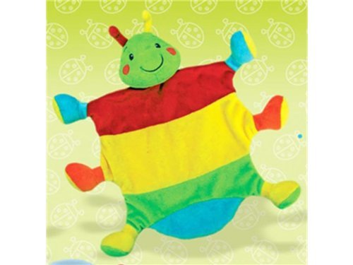 Keel Toys Cuddly Soft Snug as a Bug Caterpillar Comforter Baby Gift 28cm - hanrattycraftsgifts.co.uk
