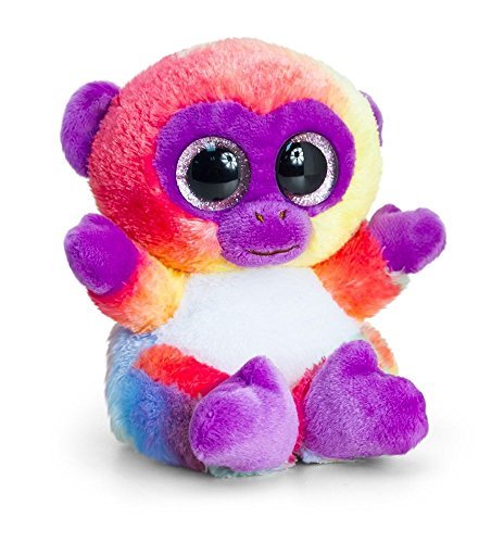 Keel Toys 15cm Animotsu Rainbow Monkey - hanrattycraftsgifts.co.uk
