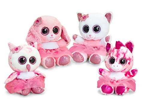 Animotsu-Ballerinas-25cm-4-Designs-Cuddly-Soft-Toy one supplied - hanrattycraftsgifts.co.uk