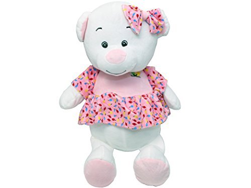 Soft Plush Toy Animal 11” Kids Baby Cuddly Stuffed Plush Teddy Bear, (Teddy Bear) - hanrattycraftsgifts.co.uk