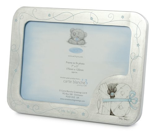 Me to You, Tatty Teddy, Silver 18th Birthday Frame, 8.5x6.5" - hanrattycraftsgifts.co.uk