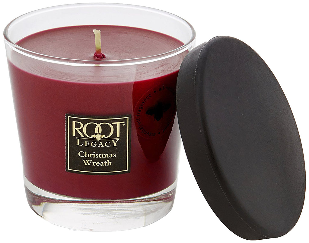 Root Candles Small Veriglass Holiday Mulled Candle, Wax, Wine - hanrattycraftsgifts.co.uk