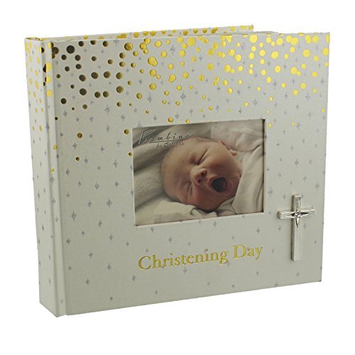 Gold Spots - Christening Day Photo Album - hanrattycraftsgifts.co.uk