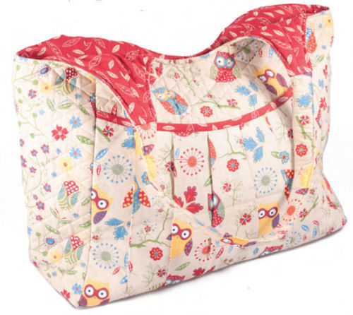 Two Hoots Maxi Craft Bag - hanrattycraftsgifts.co.uk