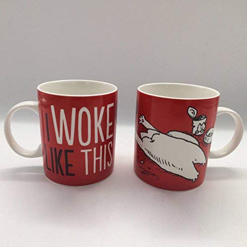 Puckator Simon's Cat Mug, Fine Bone China, Red, White, Black, 12 x 8.5 x 9.5 cm - hanrattycraftsgifts.co.uk