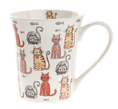 China Cat Mug - Cute Cat Mug - Multi Cats - hanrattycraftsgifts.co.uk