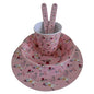 Toddlers Pony Print Melamine Set - hanrattycraftsgifts.co.uk