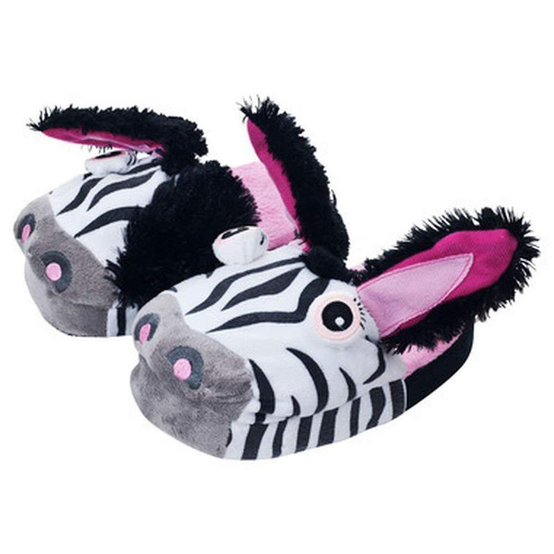 Silly Slipeez Kids Zany Zebra Slippers - hanrattycraftsgifts.co.uk