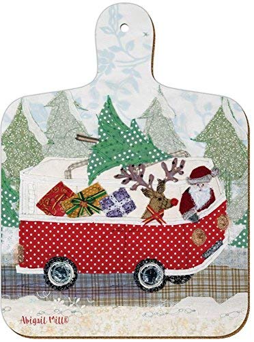 Abigail Mill Santa Mini Chopping Board - hanrattycraftsgifts.co.uk