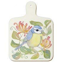 bird&honeysuckie mini chopping board emma ball - hanrattycraftsgifts.co.uk