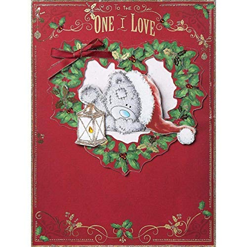 Me To You Bear One I Love Luxury Boxed Christmas Card - hanrattycraftsgifts.co.uk