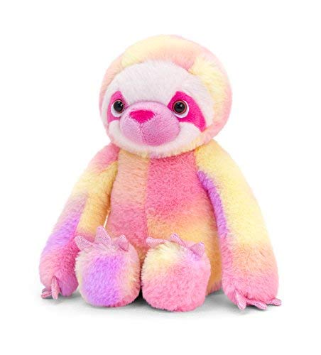 Keel Toys Cecil The Sloth Soft, Multicolour, 25 cm - hanrattycraftsgifts.co.uk