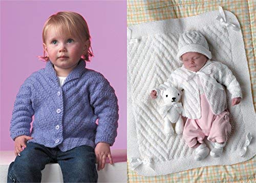 King Cole Baby Jackets, Hat & Blanket DK Knitting Pattern 2767 by King Cole - King Cole Patterns - hanrattycraftsgifts.co.uk