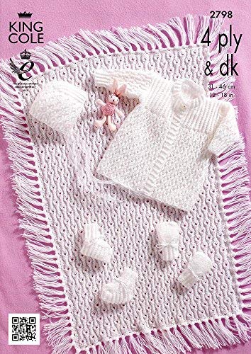 King Cole DK Knitting Pattern Shawls 2799 by King Cole - King Cole Patterns - hanrattycraftsgifts.co.uk