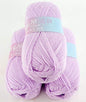 king cole  PREMIER VALUE BABY DOUBLE KNIT YARN WOOL ACRYLIC 3 PACK (3 X 100G) - LILAC - hanrattycraftsgifts.co.uk