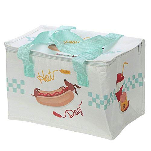 Hot Dog Fast Food Lunch Box Picnic Cool Bag - hanrattycraftsgifts.co.uk