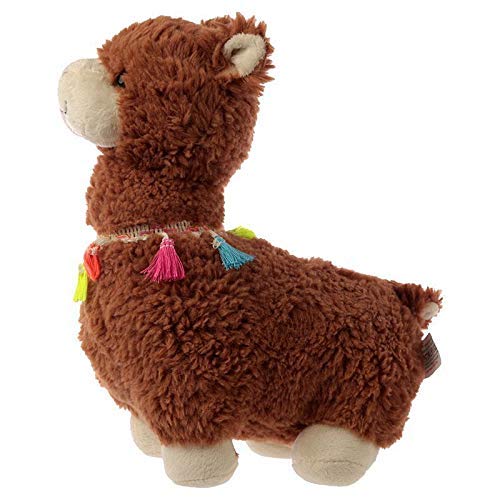Puckator Llama Door Stop - Brown Super Cute Fluffy - hanrattycraftsgifts.co.uk