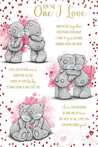 One I Love Me to You Bear Valentines Day Card … - hanrattycraftsgifts.co.uk