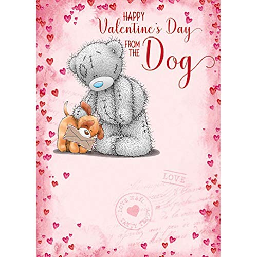 Me To You Bear From The Dog Valentines Day Card - hanrattycraftsgifts.co.uk