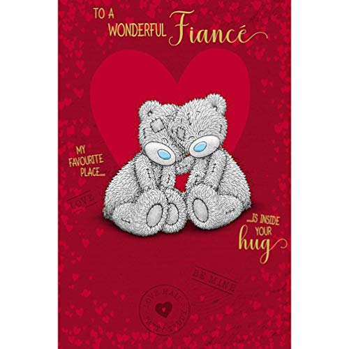 Me To You Bear Wonderful Fiance Valentines Day Card - hanrattycraftsgifts.co.uk