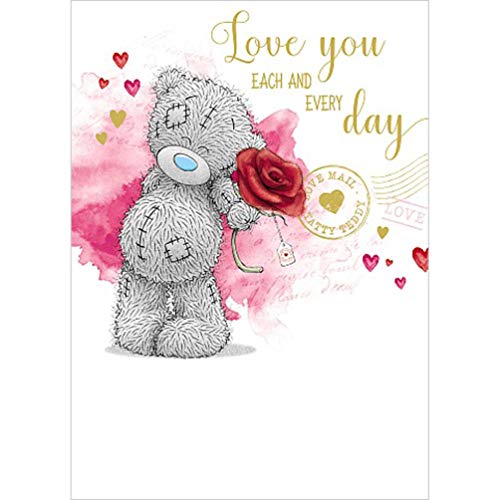 Me To You Bear Love You Valentines Day Card - hanrattycraftsgifts.co.uk