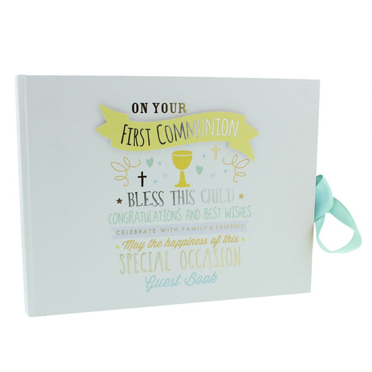 Signography 1st Communion Guest Book - hanrattycraftsgifts.co.uk
