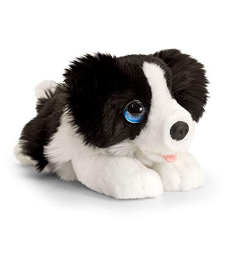 Keel Toys Border Collie Cuddle Puppy Soft Cute Fluffy Dog Pet Family Plush Toy 25cm - hanrattycraftsgifts.co.uk