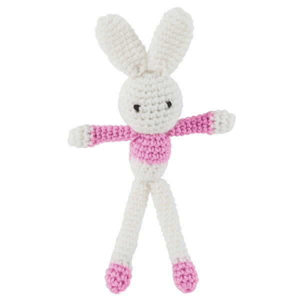 Trimits Crochet Kit: Bunny: Pink, Assorted, One Size - hanrattycraftsgifts.co.uk