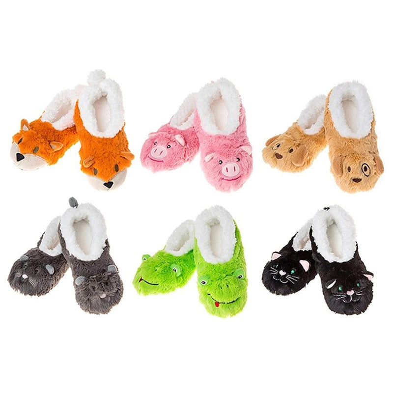 Snoozies Ladies Animal Super Soft Slippers - hanrattycraftsgifts.co.uk