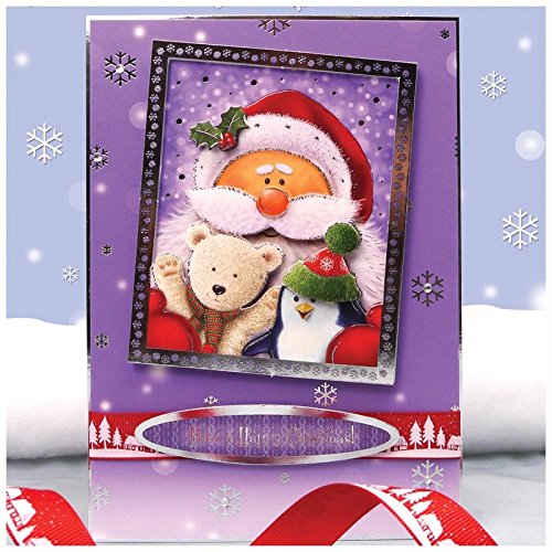 Luxury Topper Set: Christmas Cuddles ~ Foiled Individual Topper Set - hanrattycraftsgifts.co.uk