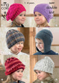 King Cole 3699 - Pattern for Hats (1-8 years)