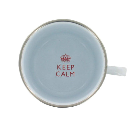 Keep Calm, It's Only Christmas' Tin Mug (G958) - hanrattycraftsgifts.co.uk