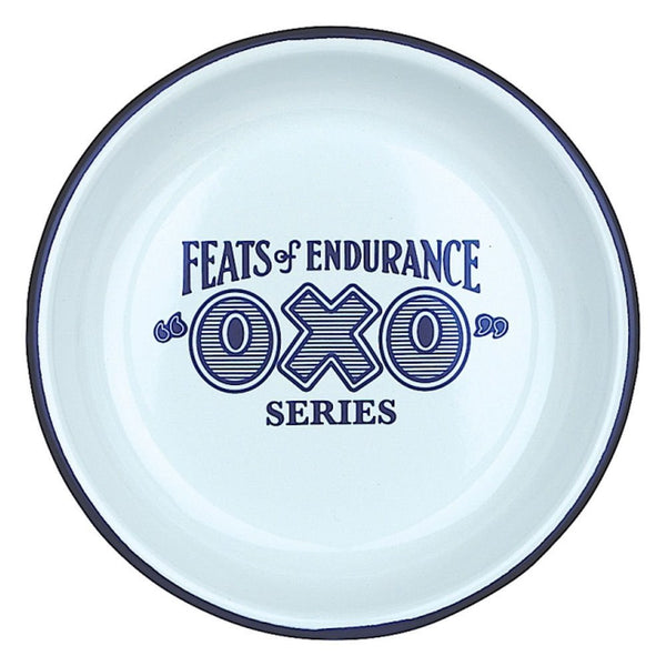 Feats of Endurance "OXO" Enamel Bowl - hanrattycraftsgifts.co.uk