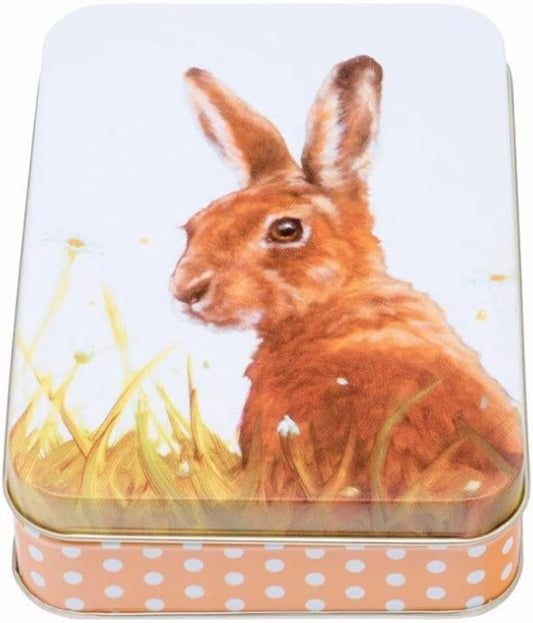 Jo Stockdale Countryside Friends Hare Storage Tin