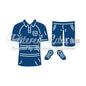 Tattered Lace George's Polo Shirt and Shorts D744 Stephanie Weightman - hanrattycraftsgifts.co.uk