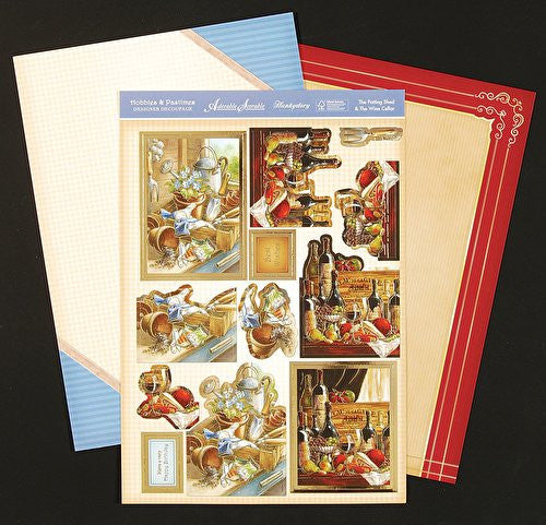 hunkydory adorable scorable designer decoupage hobies & pastimes - hanrattycraftsgifts.co.uk