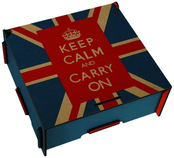 KEEP CALM Wooden Storage Box - hanrattycraftsgifts.co.uk
