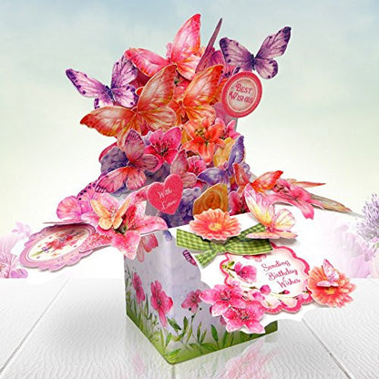 Butterfly Bouquet Topper Set - Fluttering Finishes - Hunkydory - hanrattycraftsgifts.co.uk