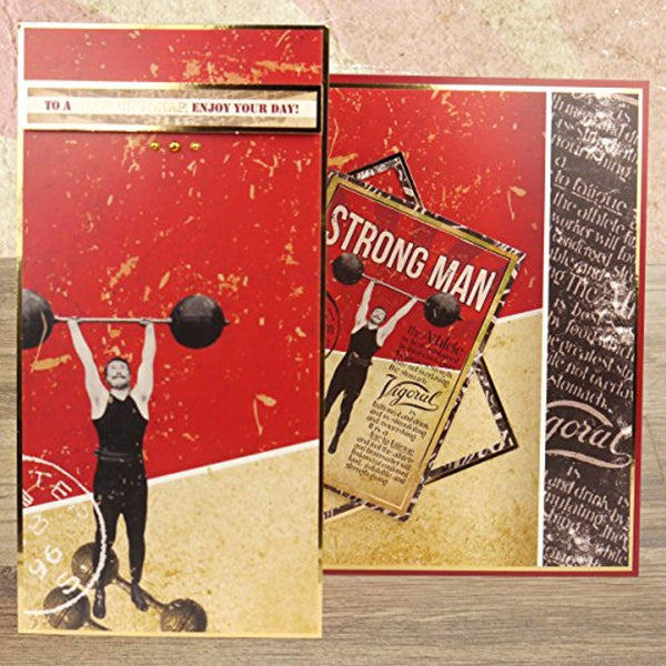 Hunkydory Crafts Gentleman'S Journey A4 Topper Set American Spirit - hanrattycraftsgifts.co.uk
