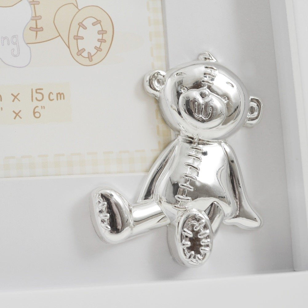 Button Corner MDF Photo Frame and Icon "My Christening" 4"x6" - hanrattycraftsgifts.co.uk