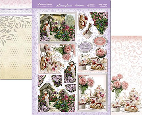 hunkydory cottage garden & cream tea decoupage set - hanrattycraftsgifts.co.uk