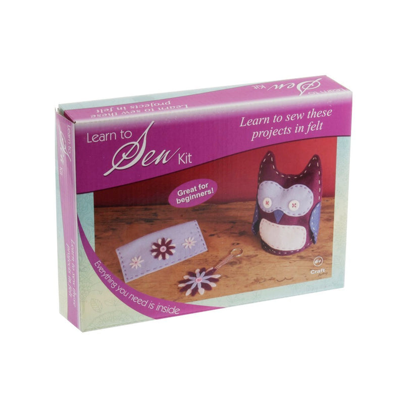 Learn To Sew Kit Great For Beginners - hanrattycraftsgifts.co.uk